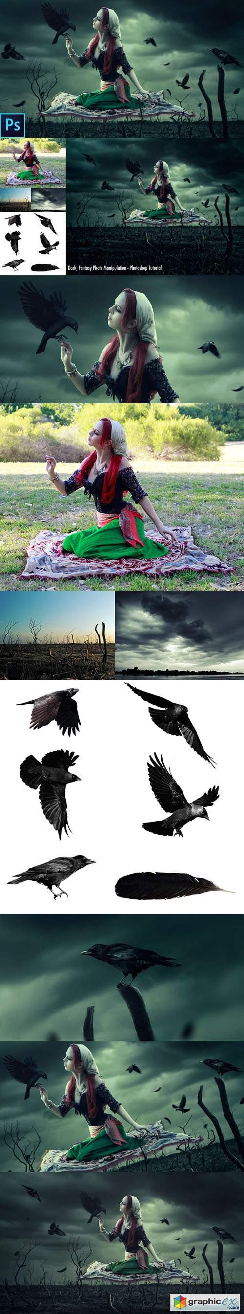  Dark Fantasy Photo Manipulation Effects for Photoshop + Tutorial 