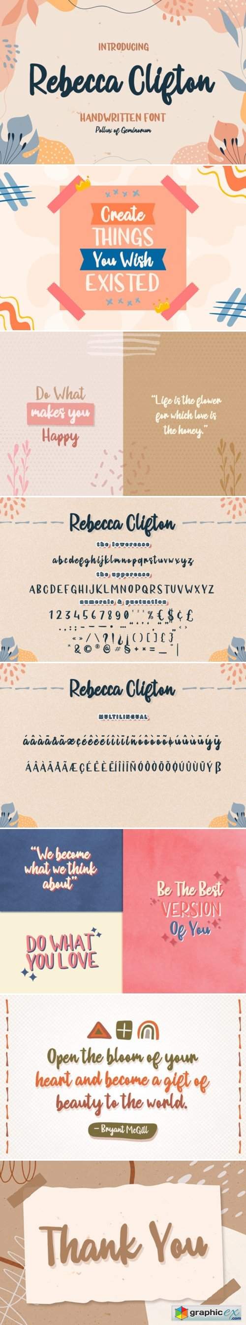  Rebecca Clifton Font 