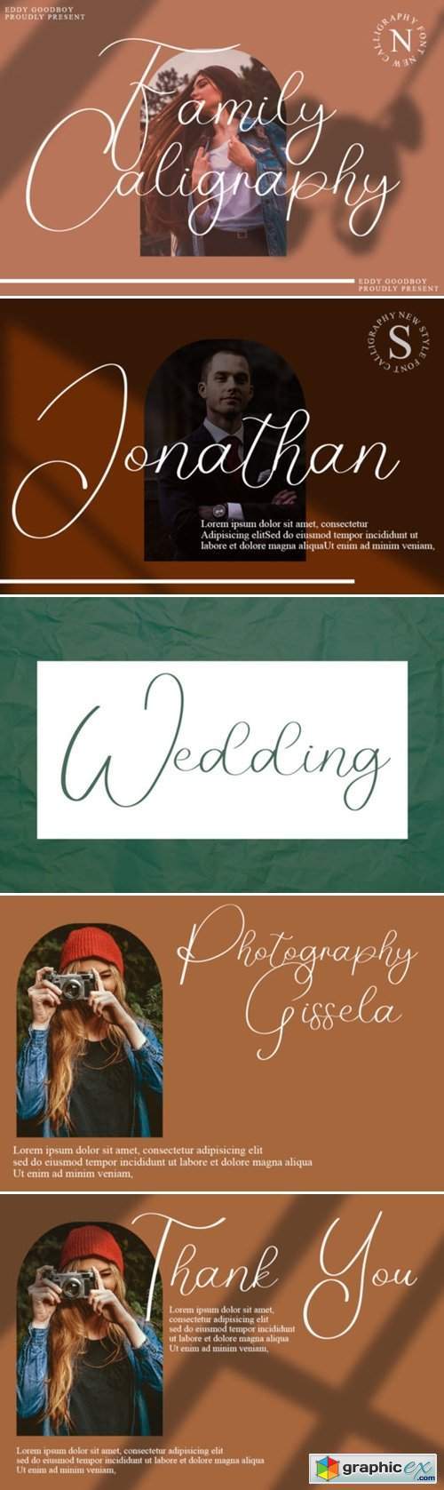 Family Caligraphy Font