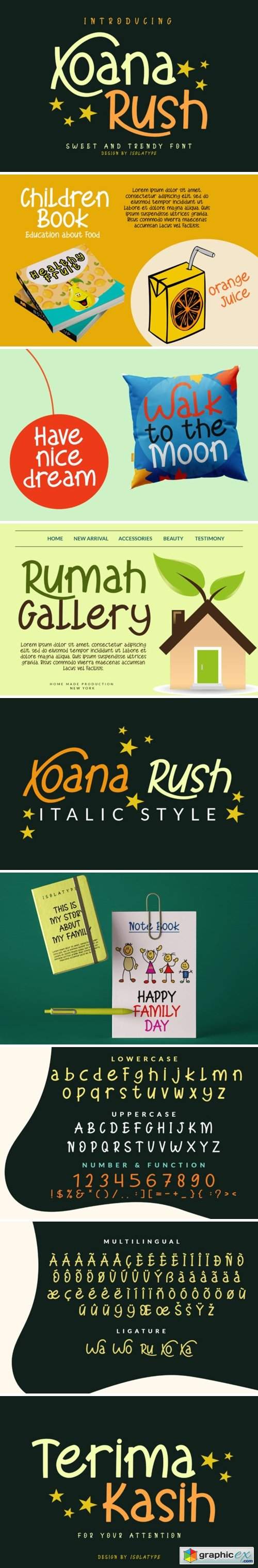  Xoana Rush Font 