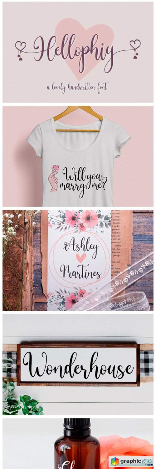  Hellophiy Font 