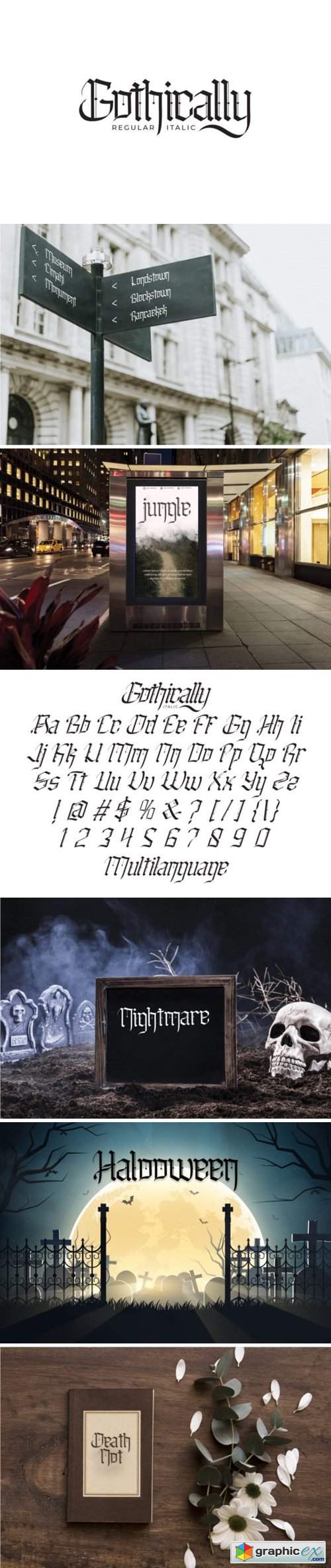  Gothically Font 