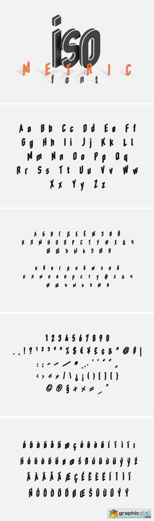  Isometric Font 