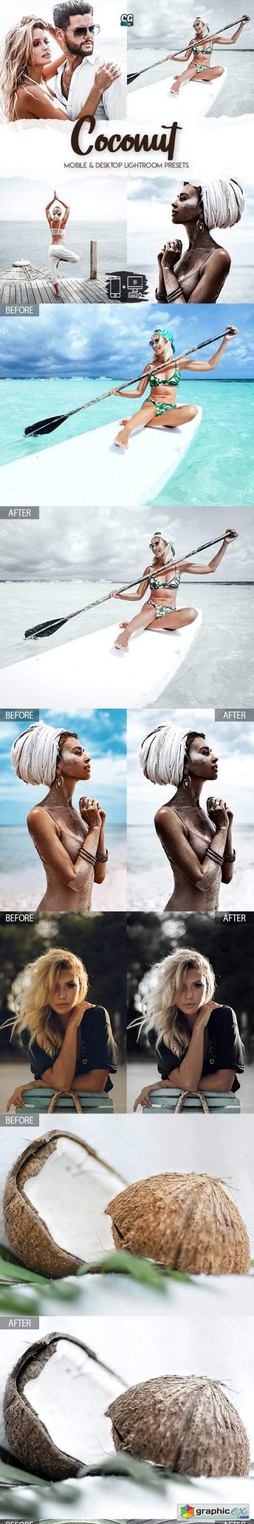 Coconut - 5 Premium Lightroom Presets 28503756