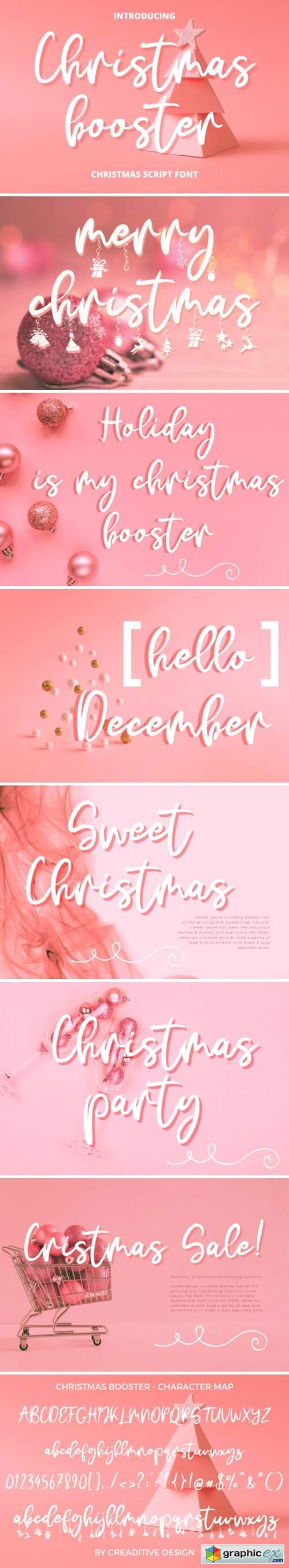  Christmas Booster Font 