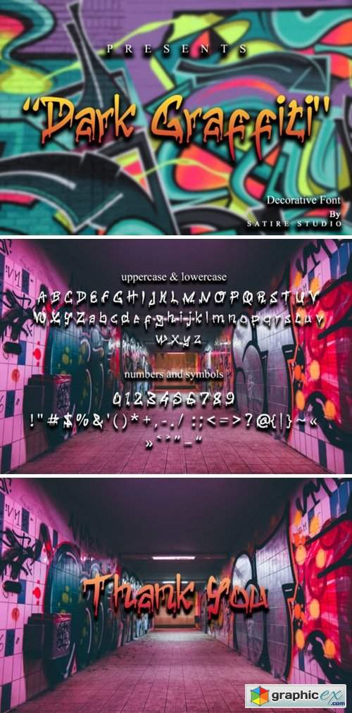  Drak Graffiti Font 