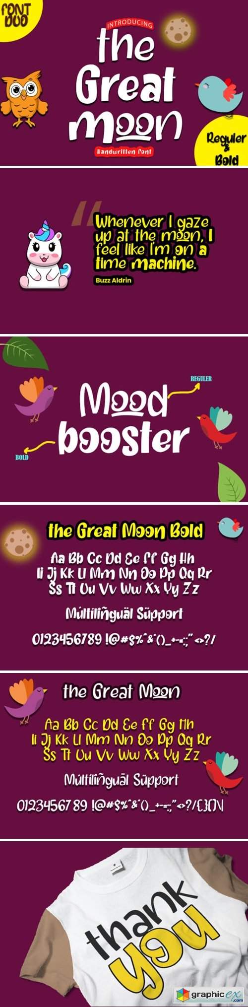  The Great Moon Font 