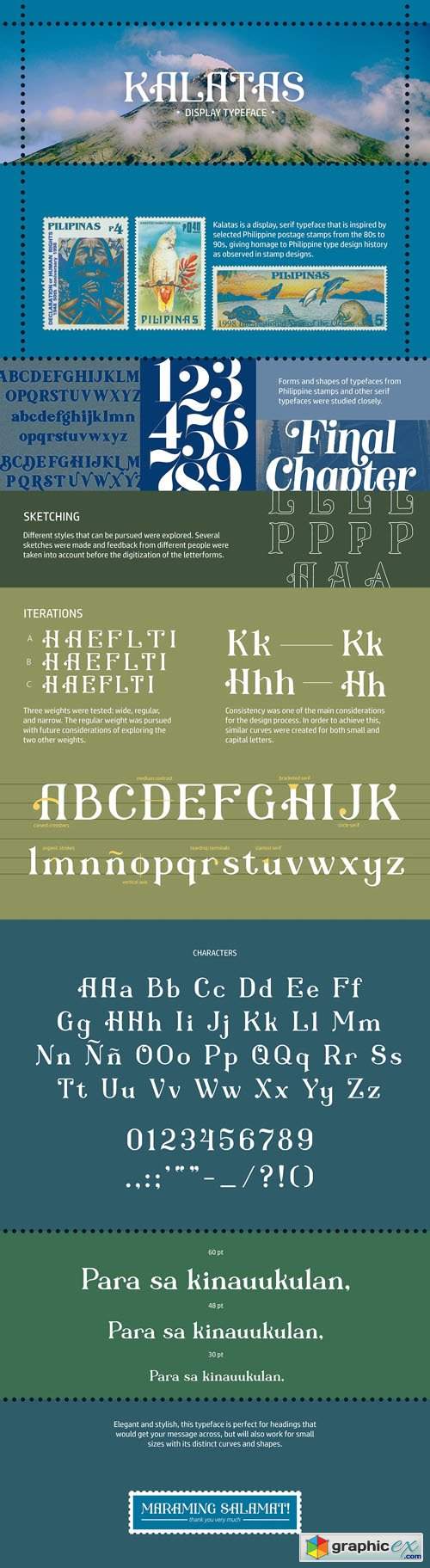  Kalatas - Display Serif Typeface 