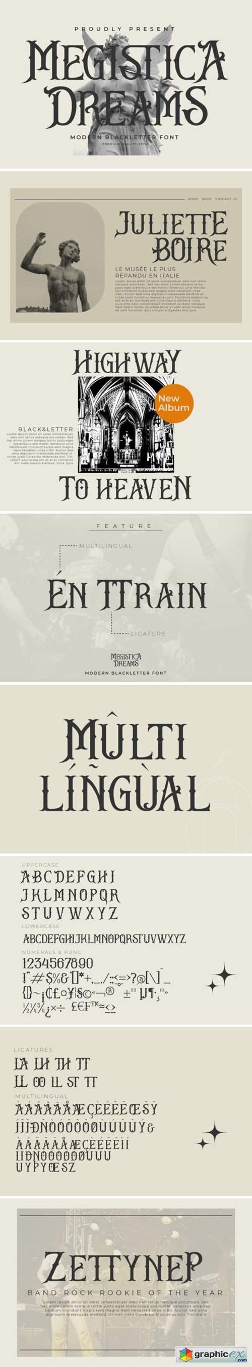  Megistica Dreams Font 