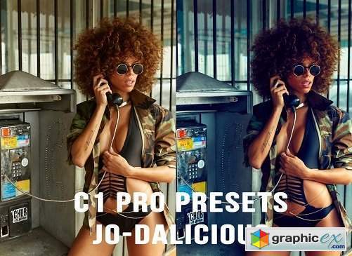 Jo-Dalicious pro presets for Capture One
