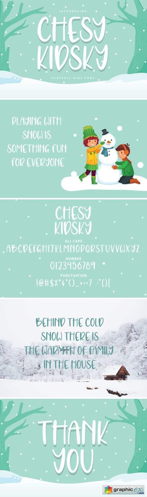Chesy Kidsky Font