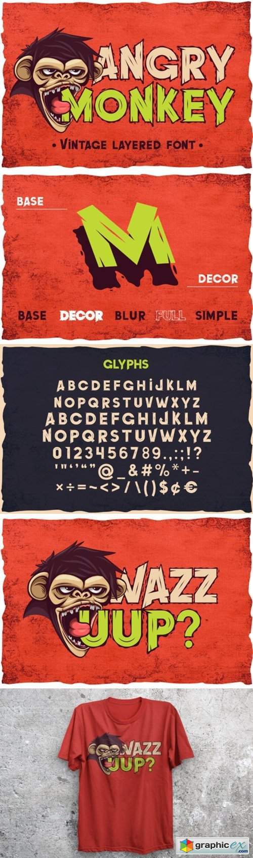 Angry Monkey Font