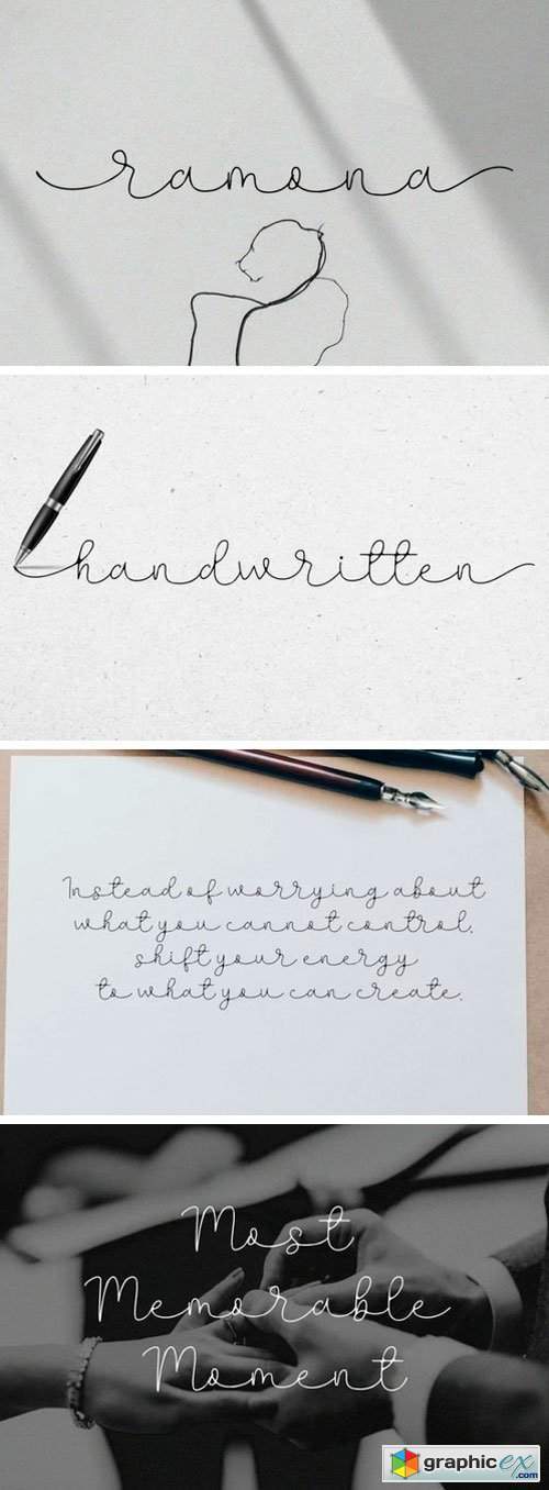 Ramona Handwritten Font