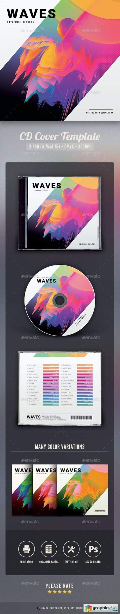 Waves CD Cover Artwork 