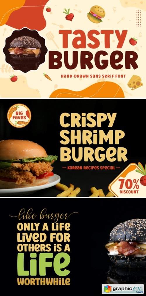  Tasty Burger Font 