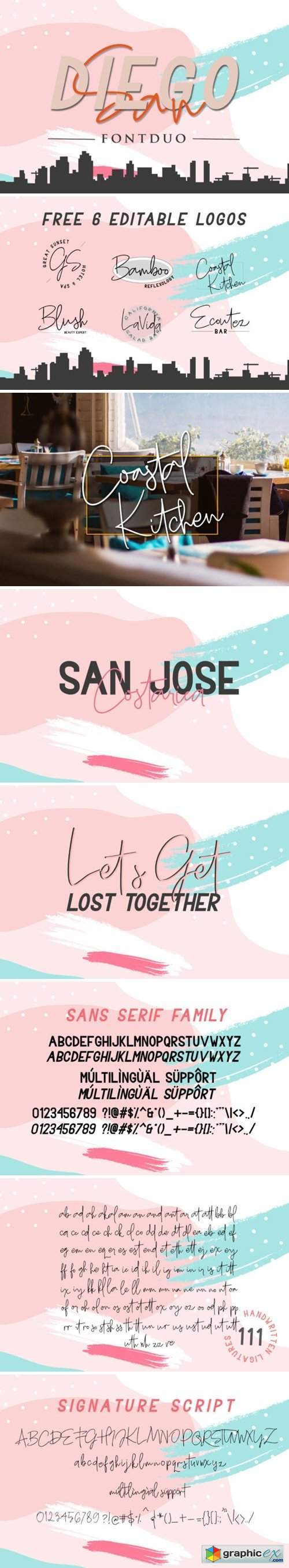 San Diego Duo Font