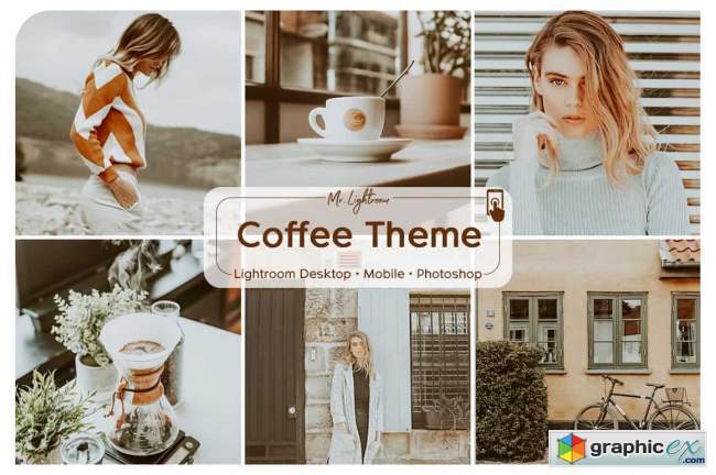  Coffee Theme Lightroom Presets 