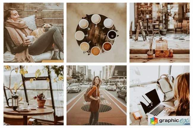  Coffee Theme Lightroom Presets 