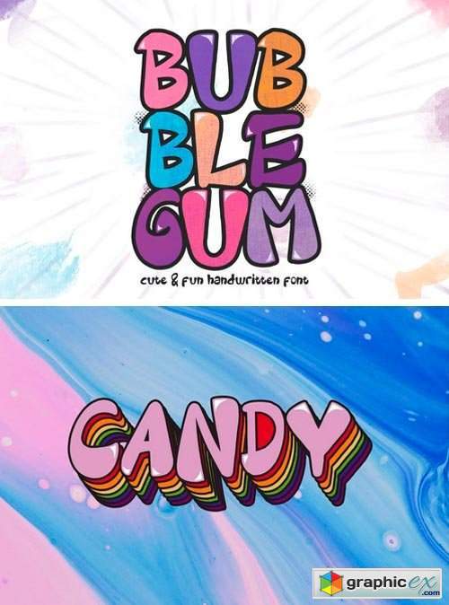 Bubblegum Display Font