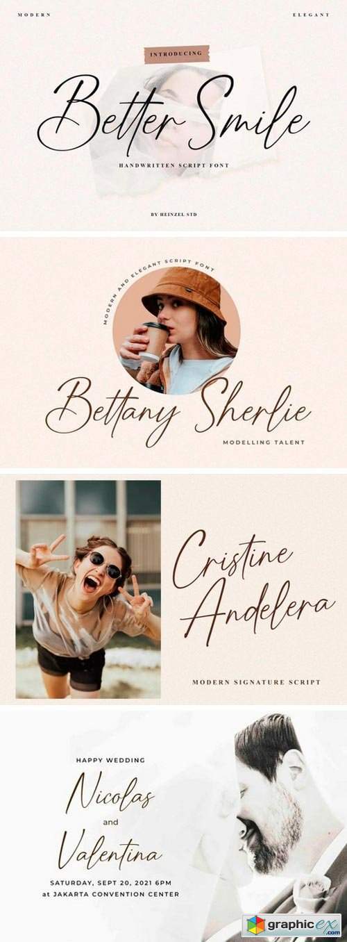 Better Smile Script Font