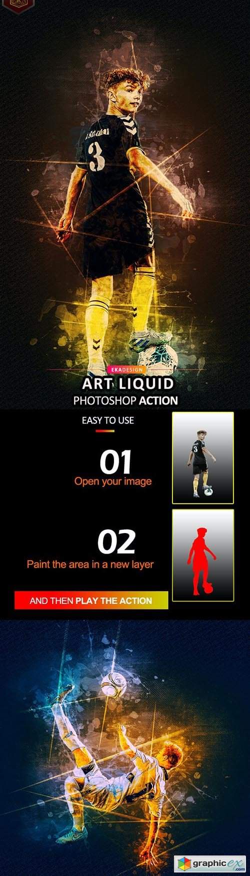  Art Liquid Photoshop Action 