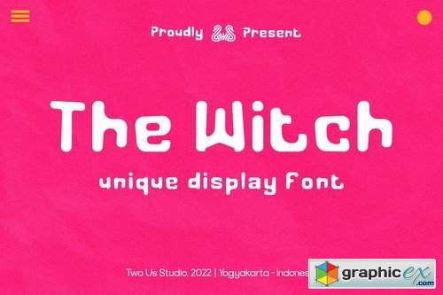  The Witch - Unique Display Font 