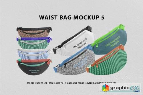 Waist Bag Mockup 5 