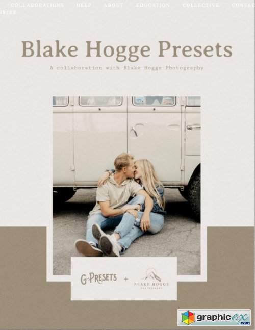  Gpresets - Blake Hogge Presets 