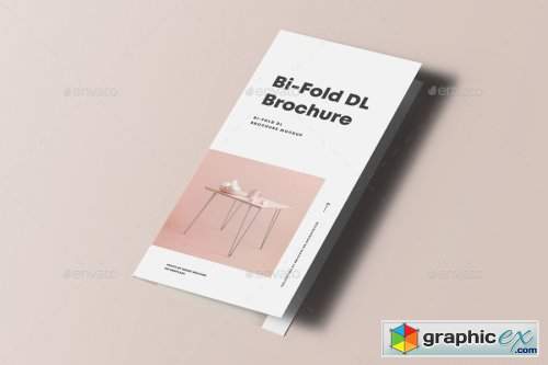 Bi-Fold DL Brochure Mockup 2 