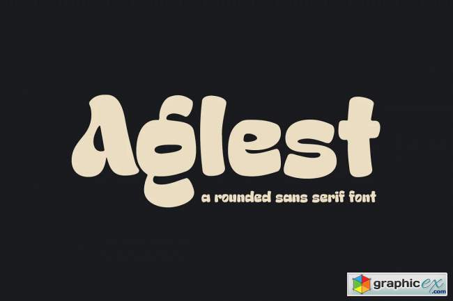  Aglest a Rounded Sans Serif Font 