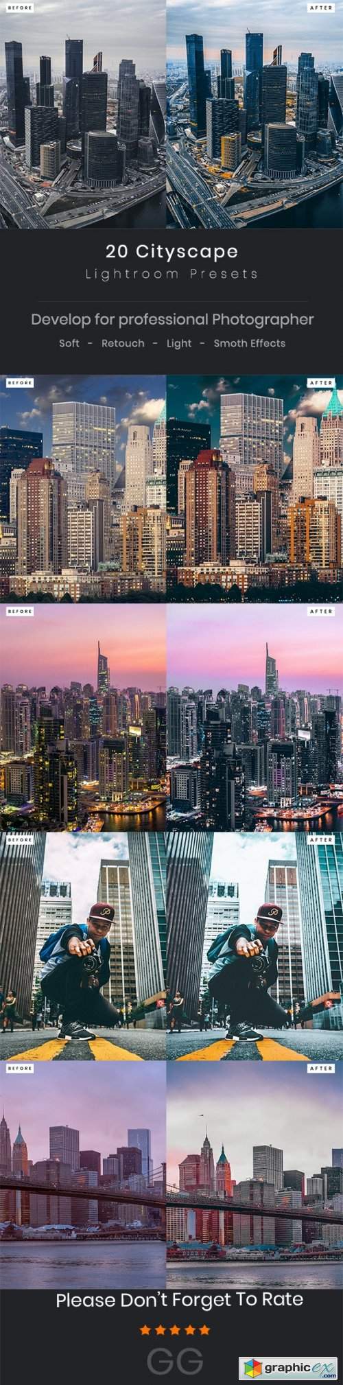 20 Cityscape Lightroom Presets 