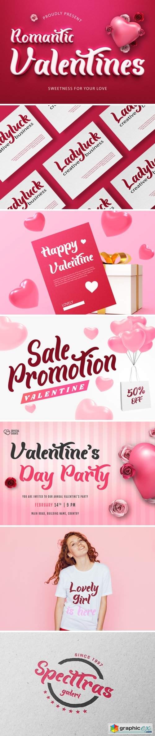  Romantic Valentines Font 