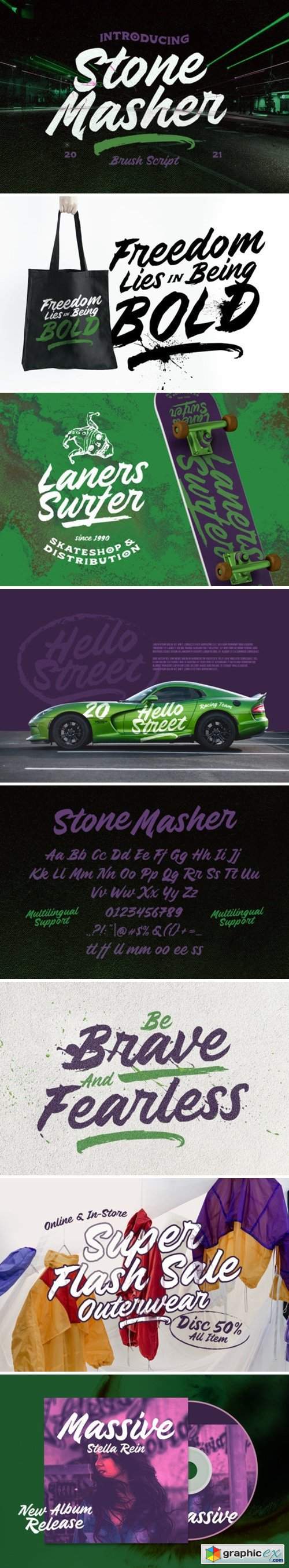 Stone Masher Font