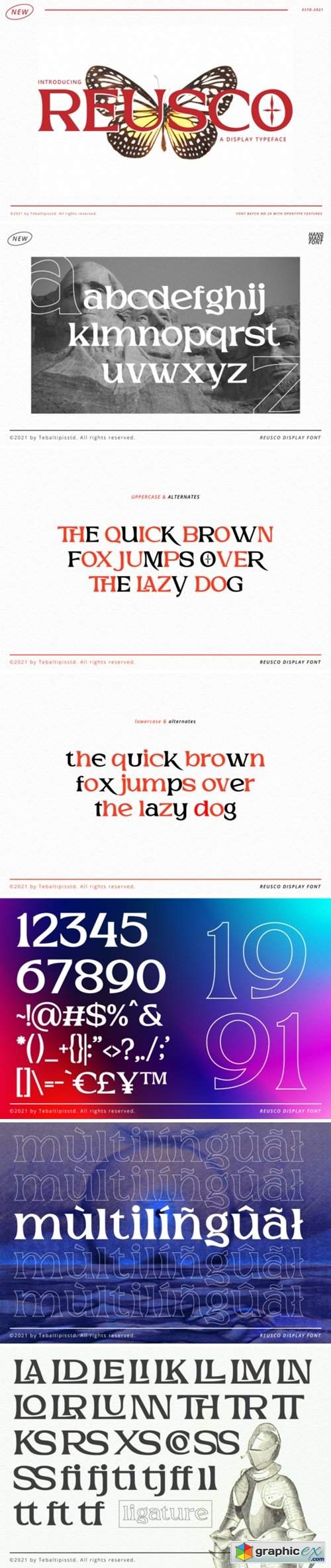  Reusco Font 