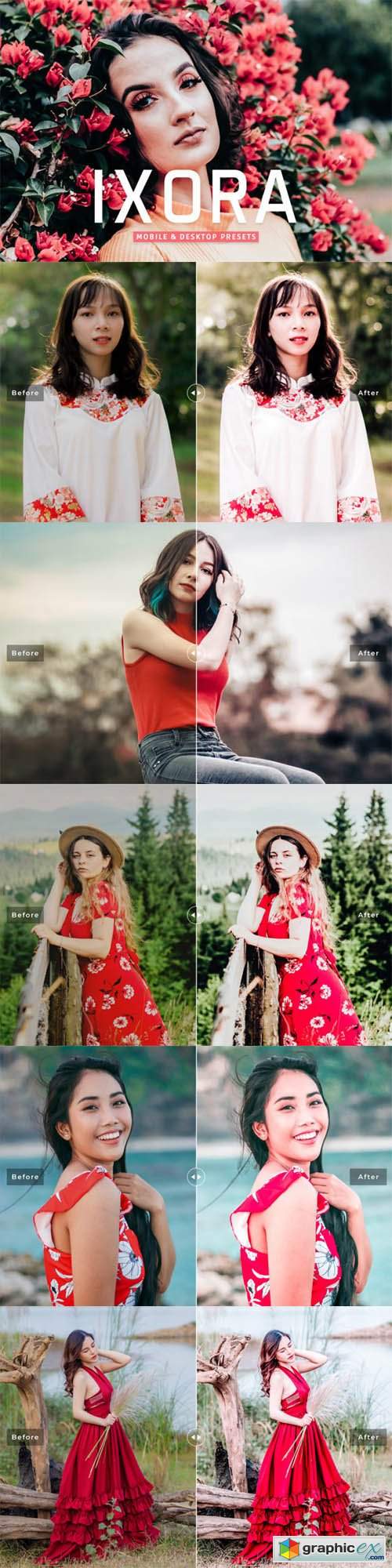  Ixora Pro Lightroom Presets 