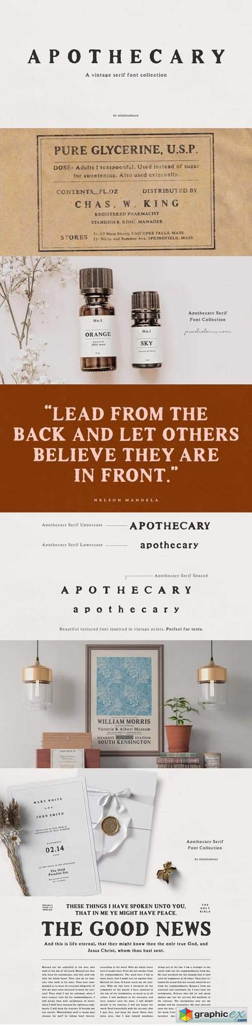  Apothecary Serif Font Family 