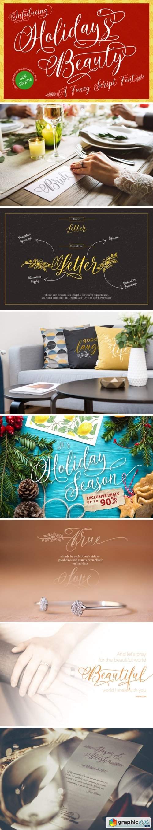 Holidays Beauty Font