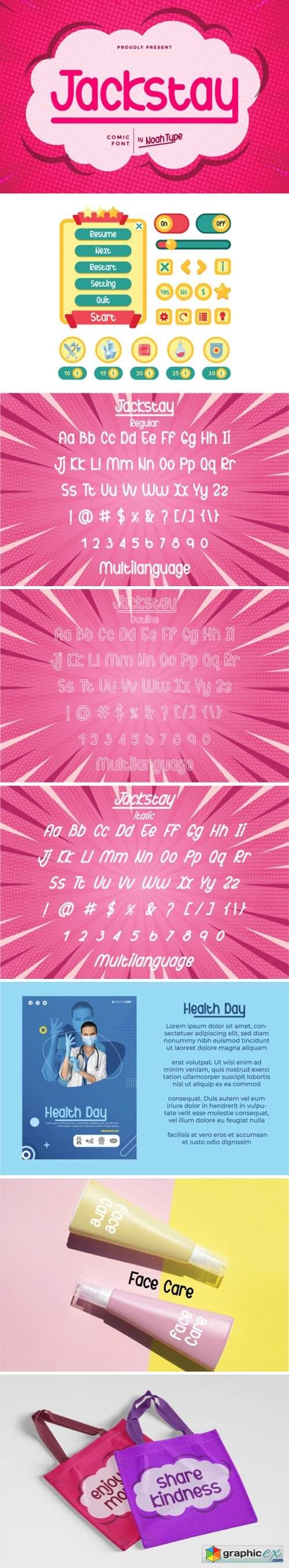  Jackstay Font 