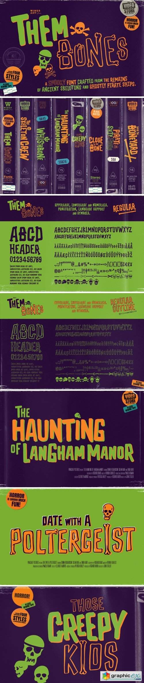  Them Bones Font 