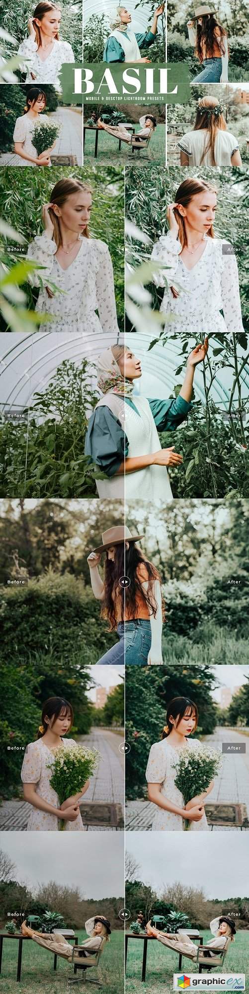  Basil Pro Lightroom Presets 