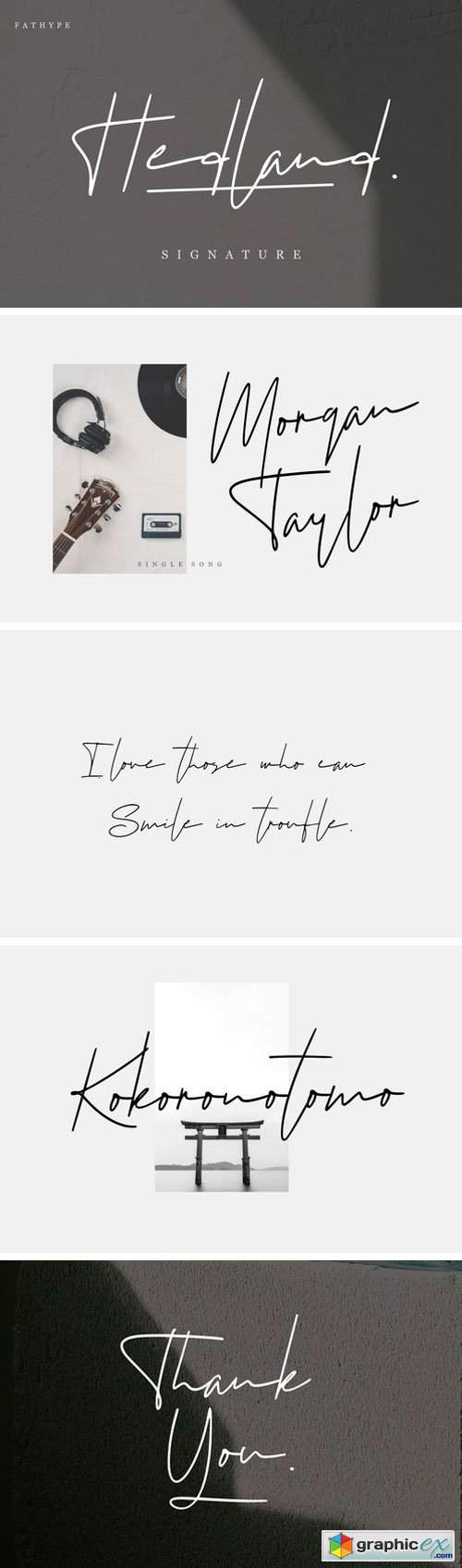  Hedland Handwritten Font 