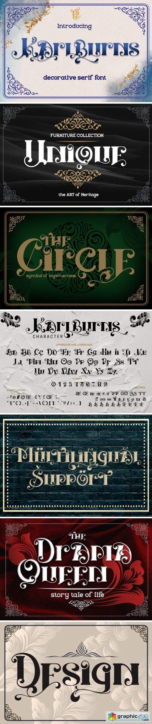 Karlburns Font