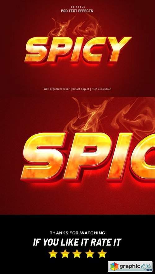 Spicy Hot Editable Text Effect 36947405