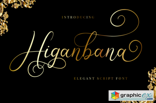  Higanbana Font 
