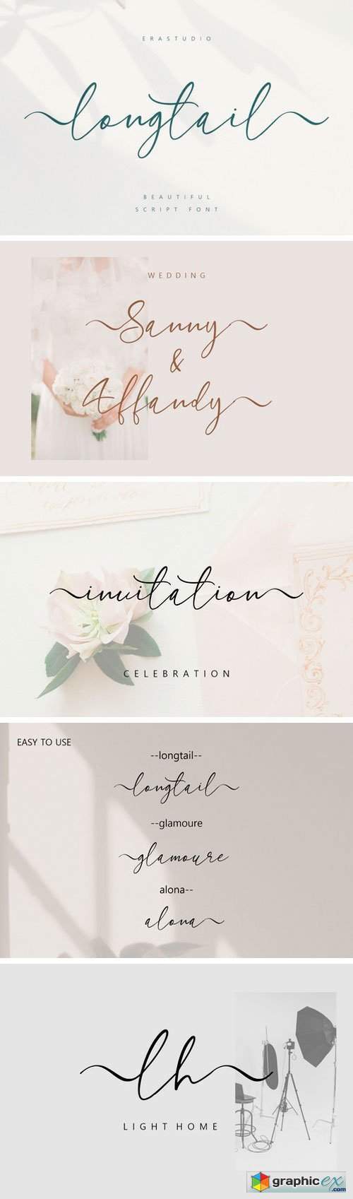 longtail Calligraphy Font