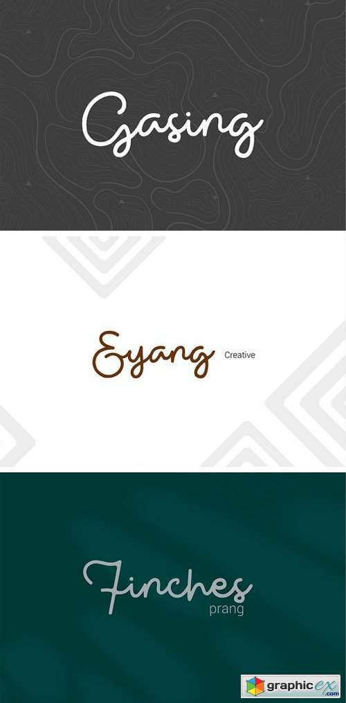 Gasing Script Font