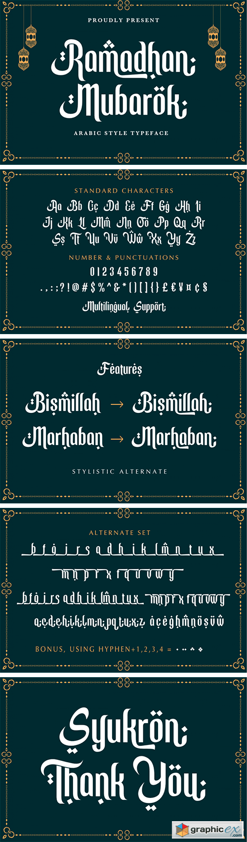 Ramadhan Mubarok Font