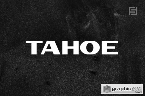 TAHOE - Unique Display Typeface