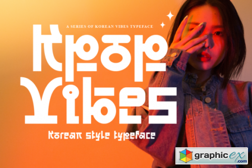 Kpop Vibes - Korean Style Typeface