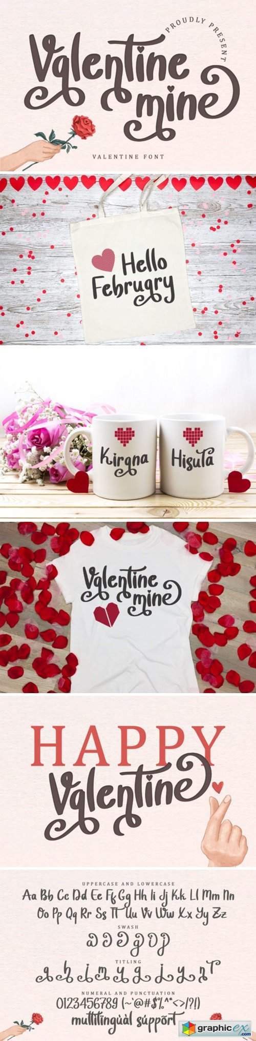 Valentine Mine Font